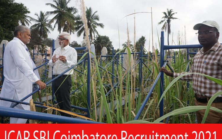 ICAR SBI Coimbatore Recruitment 2021